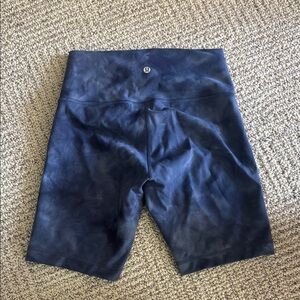 Lululemon Blue Biker Shorts